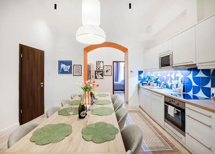 Apartmán Artful 3br By Danube River & Market Hall *